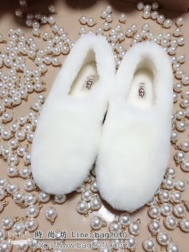 UGG 1095118 601網紅爆款 新款 羊毛一體淺口單鞋 QZS2852